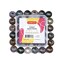Incraftables 12mm Indian Agate Beads for Jewelry Making (20pcs). Best Natural Stone Beads for Jewelry Making (6mm Hole Size). Gemstone Beads for Bracelet Making for Kids & Adults with Organizer